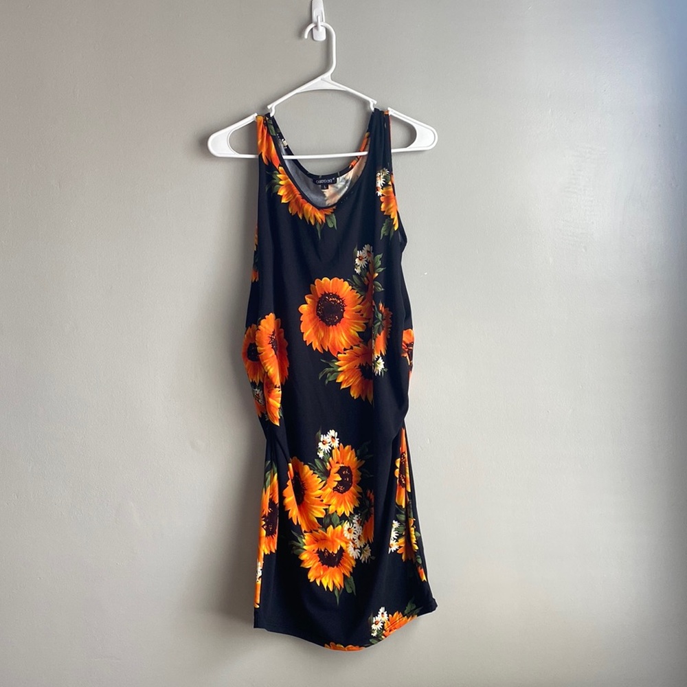 Sunflower Maternity Dress